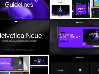 Sensei Studio Code - Brand Guidelines Preview branding daily design graphic design logo ui ui design uiux ux
