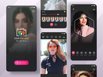 DSLR Camera App adobe illustrator adobe photoshop adobe xd application ui branding camera app design effect figma graphic design illustration logo mobile app theme app ui vector web layout