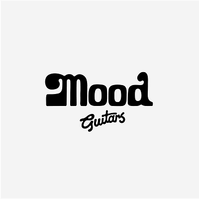 Mood Guitars - Logo brand design branding california craft custom type custom typography graphic design guitars local logo logotype music organic small business type typography west coast wordmark