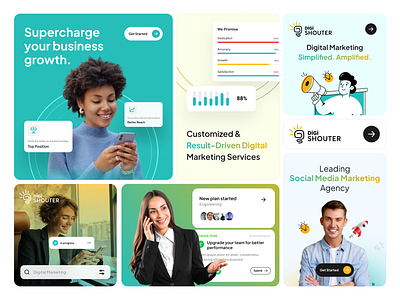 Digital Marketing Website UI Design agency marketingwebsite ui uidesign uxui webdesign