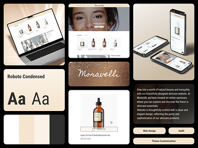 Moravelli | Design | Shopify Theme Customization audit customization design development figma graphic design shop shopify theme ui ux