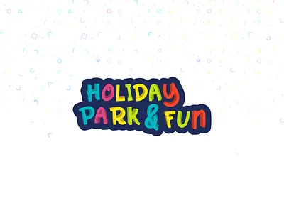 HP Fun logo branding fun holiday kids logo merlo playground studio