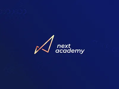 Next Academy logo academy brand branding logo logotype merlostudio