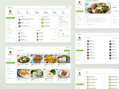 Food SaaS Dashboard adobe illustrator adobe photoshop adobe xd branding dashboard design design figma food app food web design graphic design illustration logo mobile app saas design ui vector web app weblayout website design