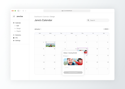 YTC - YouTube to Calendar calendar dashboard logo product design ui ux