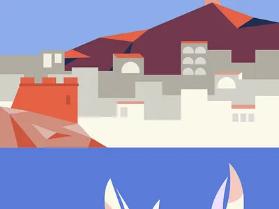 Moraira Abahana Villas Illustration branding design graphic design icon illustration marcoriolserra minimal ui vector vectorillustration