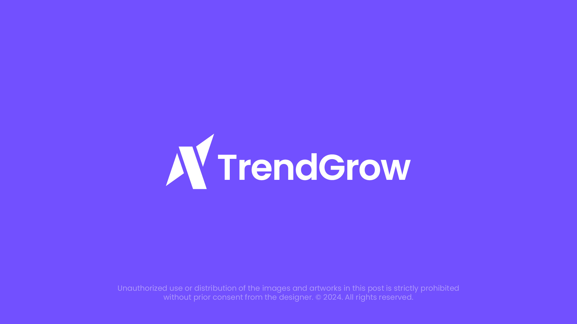 TrendGrow - Visual Identity - 2024 ai app logo arrow brand identity branding consultancy finance grow growth logo logo design marketing modern logo progress rising t gorw t logo t rising up arrow web3