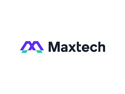 Maxtech Logo brand identity branding business logo letter logo logo logo design logo designer logos m logo minimal minimalist logo modern logo tech logo