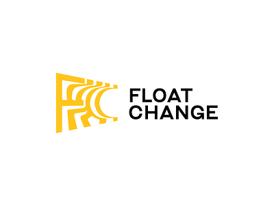 Floatch brand branding change crypto cryptoexchange design exchange fc float font glitch identity illustration letter logo logotype monogram
