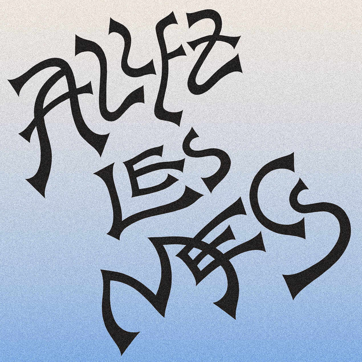 Allez Les Mecs - "Let's Go Guys" alternative art direction branding design design graphisme experimental font design fonts graphic design handmade independent indie lettering retro type type design typography