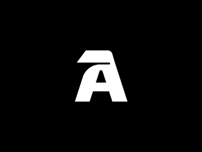 A letter a letter a letter logo bold clean logo custom mark geometric logo letter design lettermark logo mark minimal minimalistic logo modern sharp simple mark