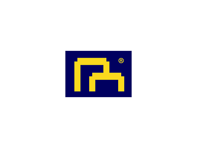 Two Buildings Mark badge logo branding buildings construction custom mark flat geometric illustration logo outline pictorial mark real estate real estate logo roof simple
