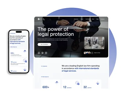 CORPORATE LAW FIRM: Website Design | UI/UX design branding clean corporate corporate identity design graphic design law firm logo minimalism style ui ux website