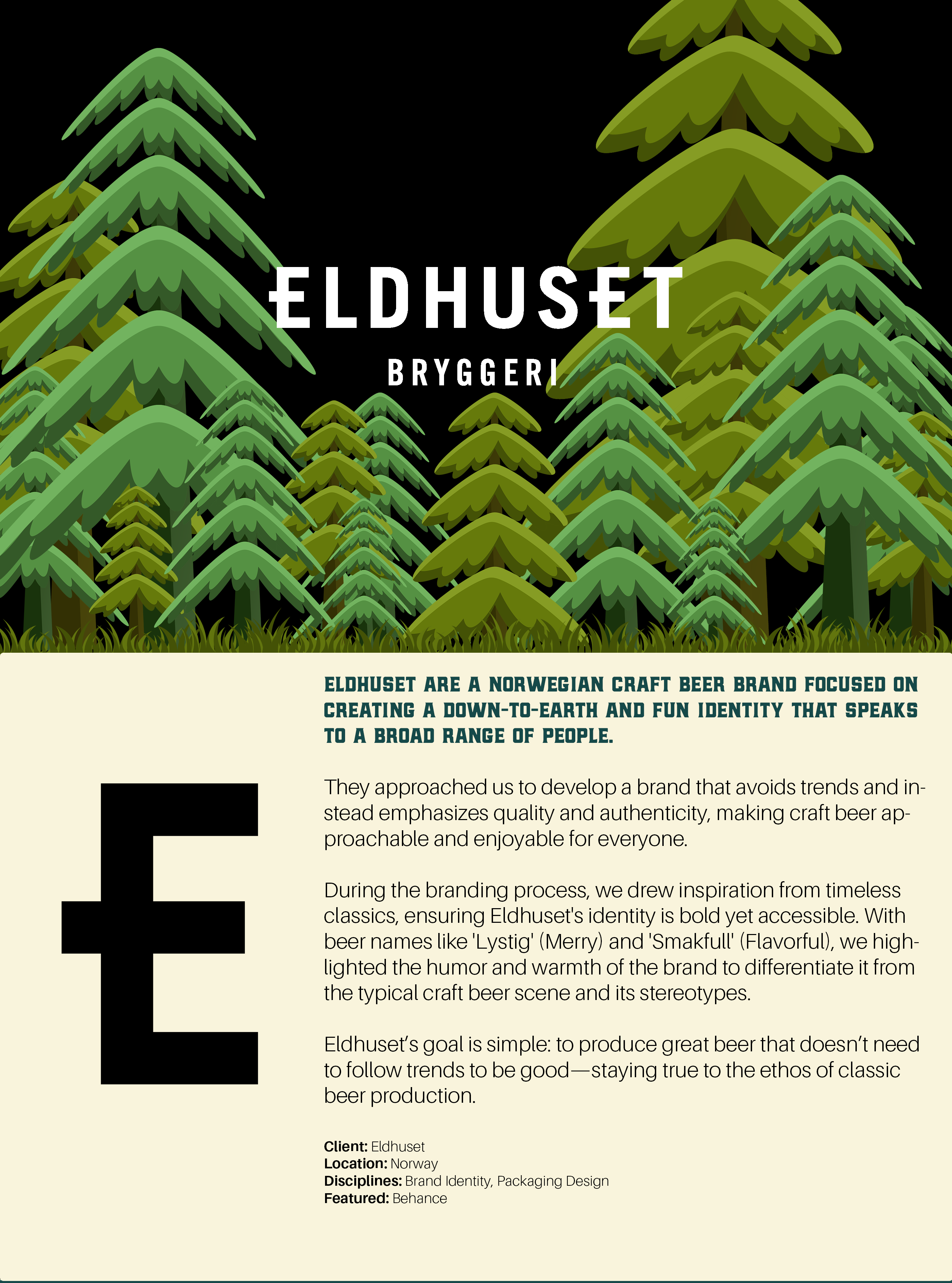 ELDHUSET - Beer Branding & Packaging beer beer branding beer label beer packaging craft beer packaging