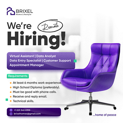 Flyer Design branding flyer graphic design hiring social media