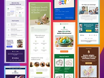 Easter Email Templates (Free) email email design email templates