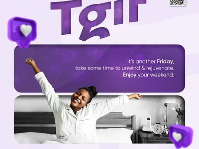 Social Media Flyer - TGIF branding flyer flyer design flyer tgif friday friday flyer graphic design social media tgif tgif flyer weekend