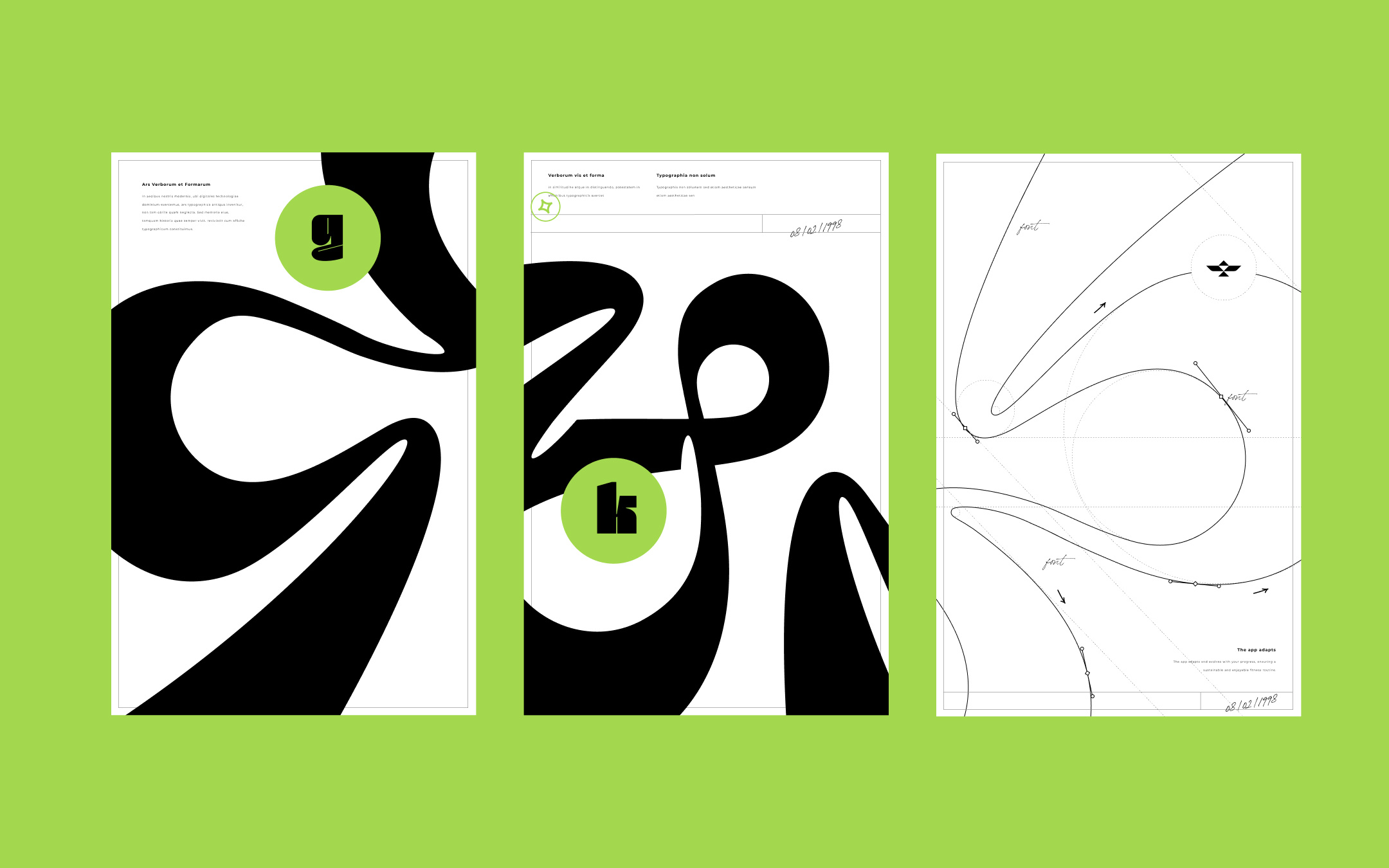[Vector design] Font - Naica adobe illustrator design illustrator vector