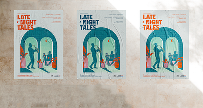 Late Night Tales – Music Event Brand & Illustration brand identity branding campaign design event illustration poster