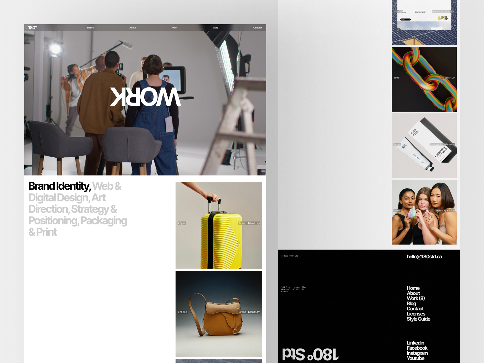 Example of Website Design & Dev