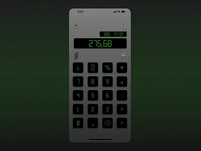 #DailyUI #4 calculator calculator dailyui dailyui004 dailyui4