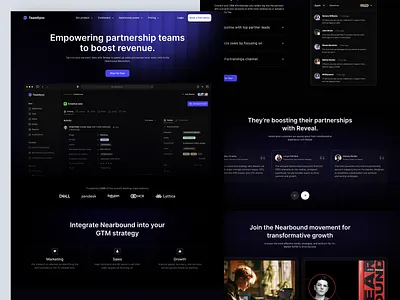 CRM SaaS Landing Page UI/UX Design figma landing page saas saas design saas landing page ui design user experience uxui