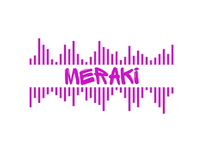 WMP Presents - MERAKI Radio Logo branding graphic design logo