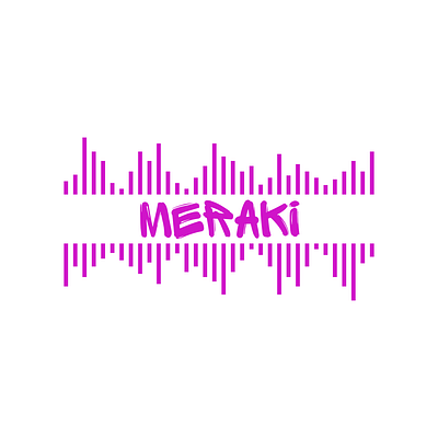 WMP Presents - MERAKI Radio Logo branding graphic design logo