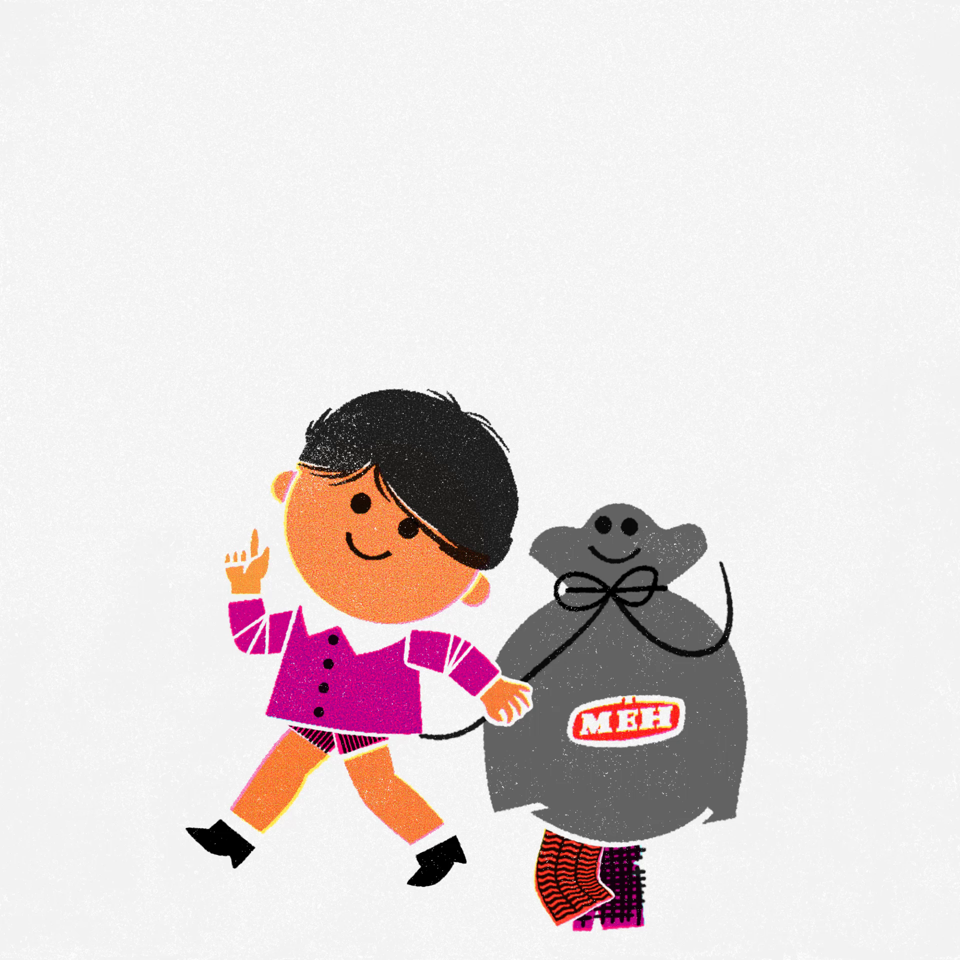 Example of Motion Graphics With Character Animation