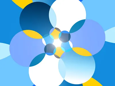 Personal Project 2d after effects animation circles dynamic flower graphic design motion graphics spin