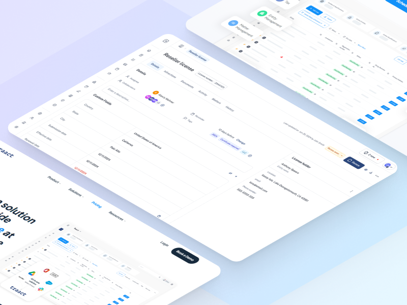 Traact: Designing Clarity for Legal Operations Management document management enterprise software legal operations legal tech product design saas uiux design web application workflow optimization