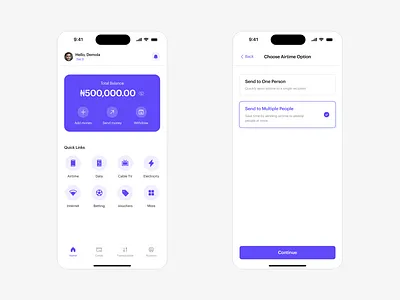 Feature Idea: Sending Multiple Airtime at the same time. design fintech mobileapp productdesign typography ui uidesign ux uxdesign webdesign