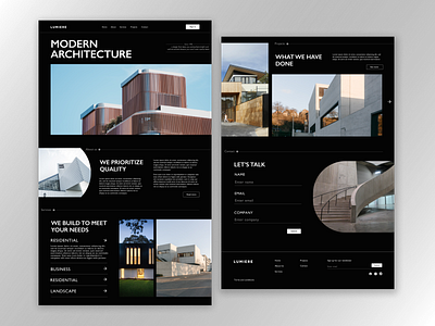 Modern Architecture UI Idea animation architecture development frontend modern architecture ui ux