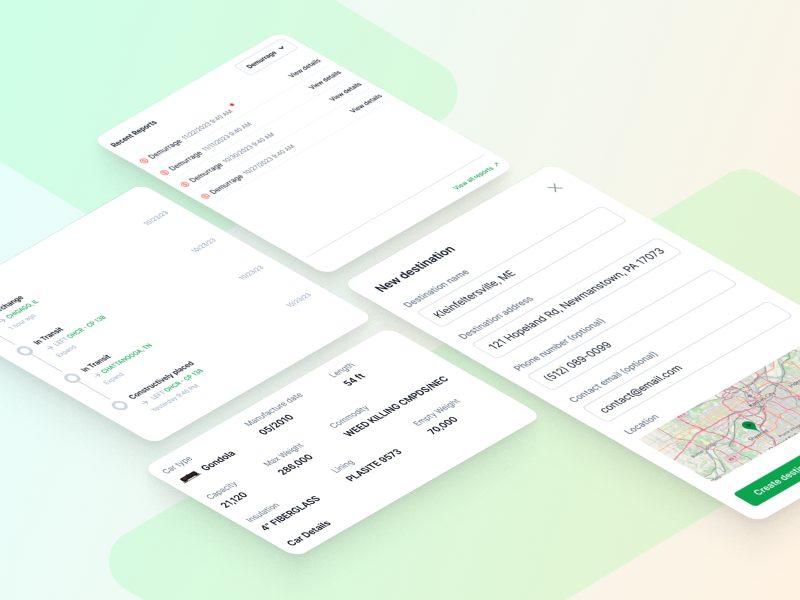 Traktive: Designing the Future of AI-Powered Rail Logistics ai platform dashboard design data visualization logistics tech mvp design product design retail logistics saas supply chain uiux design