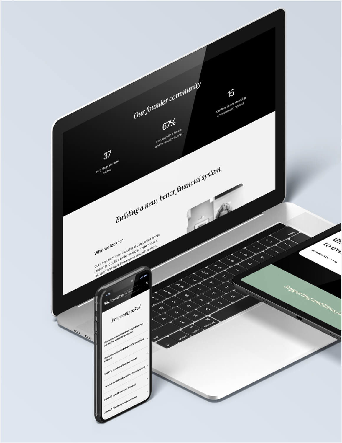 DCG Expeditions ui kit design web webflow webflow development