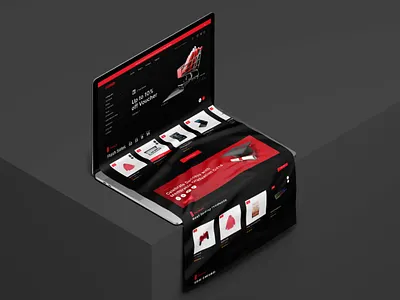 E-Commerce landing page graphic design home page design landing page ui uiux