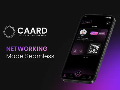 CAARD: Digital Networking Platform app development digital networking platform networking app networking platform product design ui