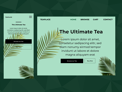 TeaPlace Ui design design illustration ui ui design uiux web design