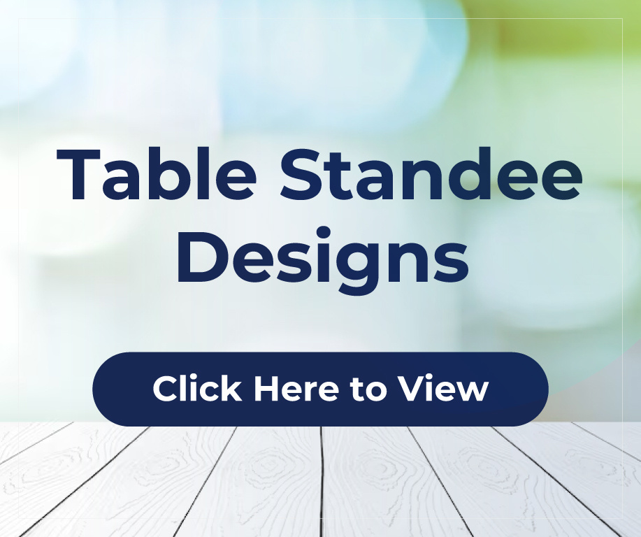 Table Standee Design branding brochure flyer design graphic design logo print designs table standee ui