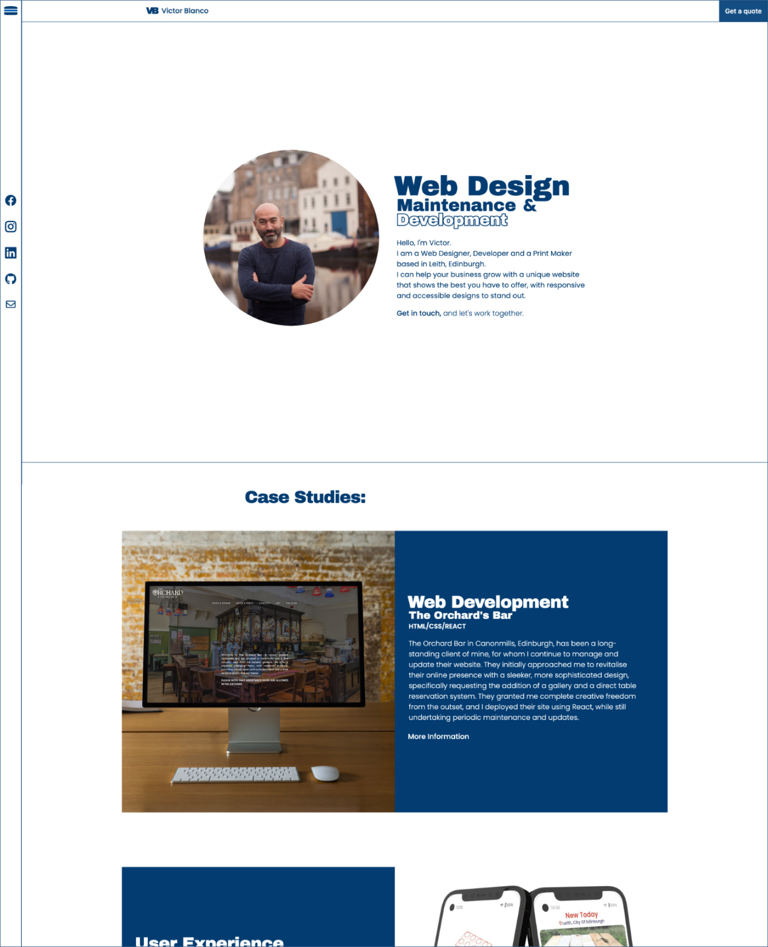 Web Development Portfolio branding desgn responsive ui ux web website
