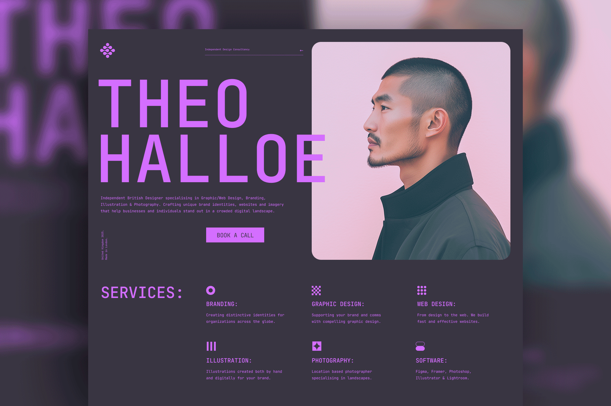 Web Profile Design branding design graphic design logo typography ui vector web design website