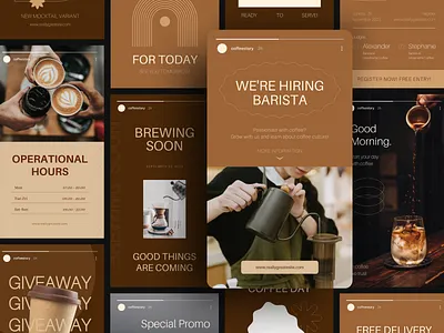 Instagram Story - Coffee Shop