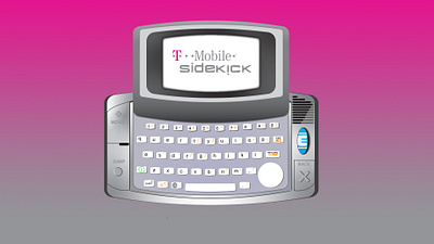 T-Mobile Sidekick Vector design graphic design illustration vector