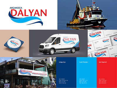 Akçakoca Dalyan Restaurant Logo branding graphic design logo logodesign