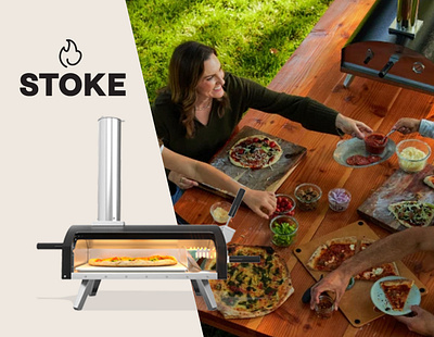 Backyard Pizza Oven Banners banners graphic design oven pizza