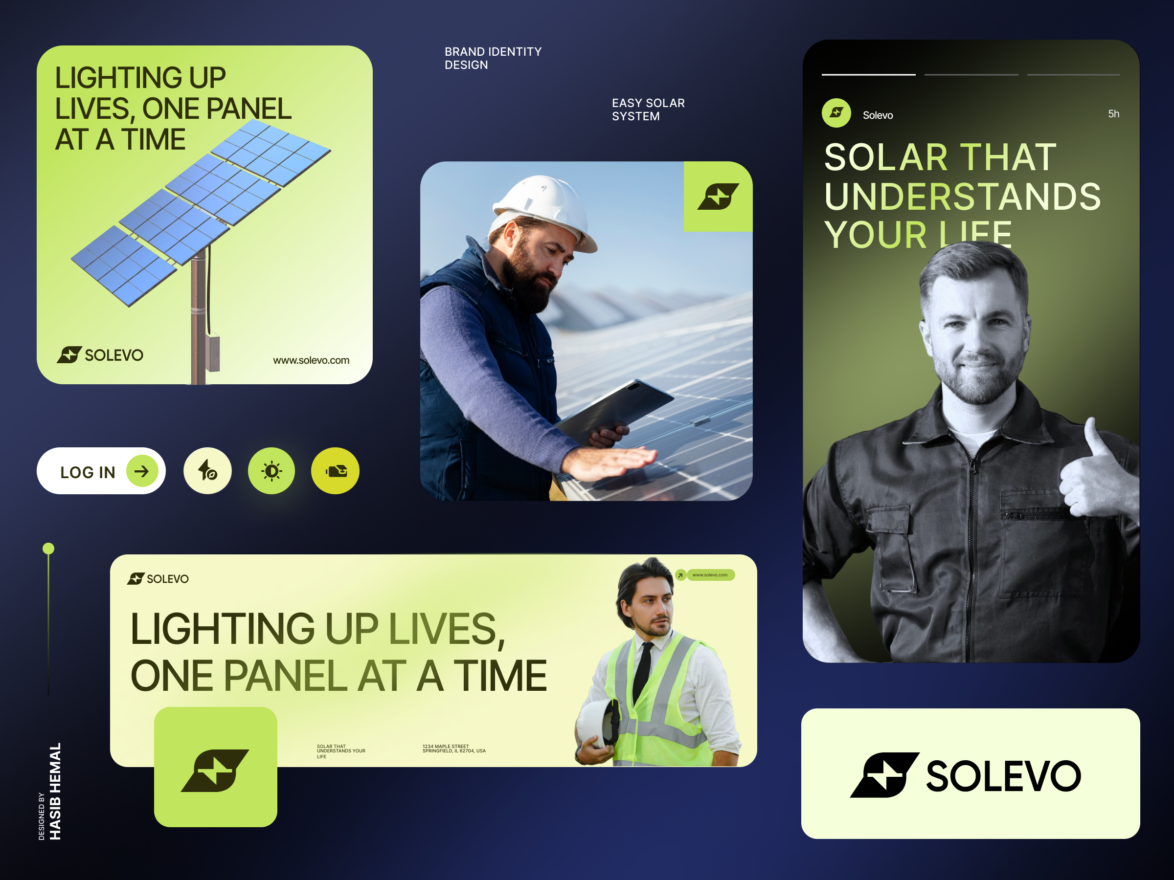 Logo & Brand Identity Design brand designer brand identity brand identity designer branding creative logo eco energy logo logo logo design logo designer logo mark s logo saas brand identity saas branding saas logo designer solar energy logo solar logo visual identity visual identity designer