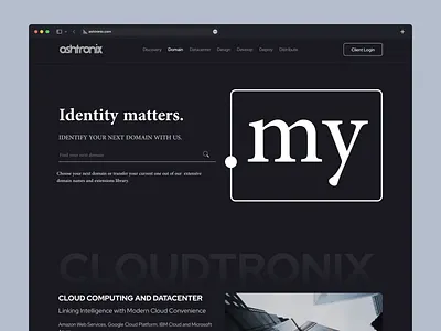 Ashtronix- Domain Landing Page Website cleanui designexploration digitalproduct domainlandingpage figmadesign graphic design landing page landingpage minimaldesign neumorphism saasdesign ui uiux uxdesign webdesign websitedesign