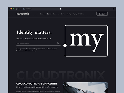 Ashtronix- Domain Landing Page Website cleanui designexploration digitalproduct domainlandingpage figmadesign graphic design landing page landingpage minimaldesign neumorphism saasdesign ui uiux uxdesign webdesign websitedesign