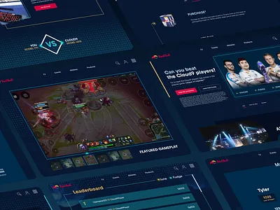 Red Bull | Cloud 9 3d android animation branding cloud9 design figma game game design gaming graphic design illustration ios mobile redbull ui ux web web design webflow