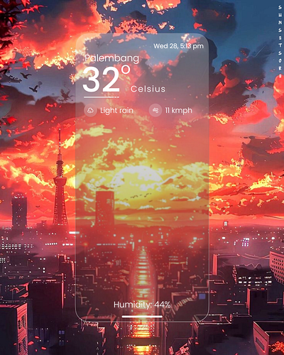 Weather Mobile UI Design app design fresh glassmorph mobile ui ux weather